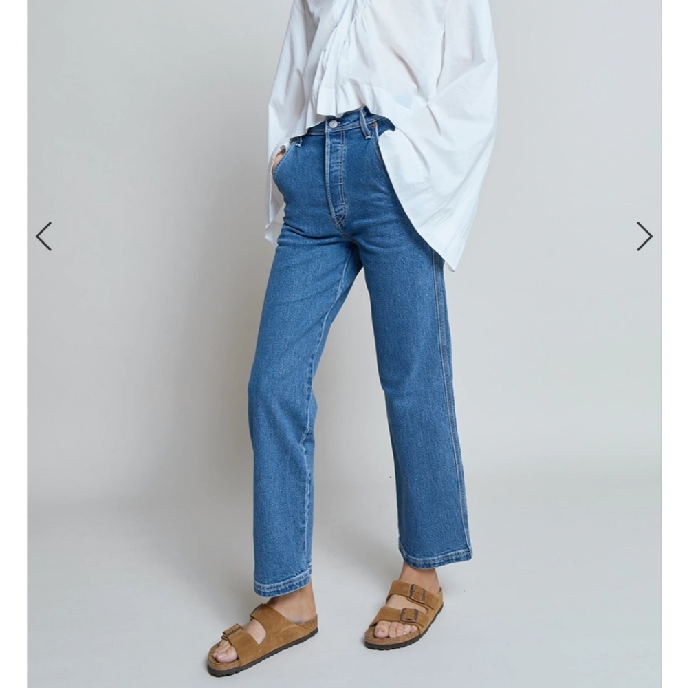 Levi's RIBCAGE Straight Utility High Rise Jeans - Picture 8 of 12
